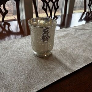 Mercury Glass Vase - Silver